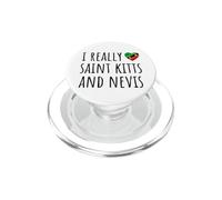 I Really Love Saint Kitts and Nevis PopSockets PopGrip for MagSafe