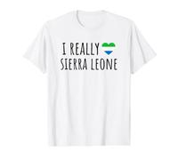 I Really Love Sierra Leone Value Graphic T-Shirt, Men, White, XL