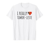 I Really Love Timor-Leste Value Graphic T-Shirt, Men, White, M
