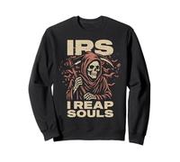 I Reap Souls IRS Special Agent Grim Reaper Angel Of Death Sweatshirt