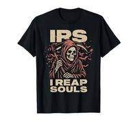 I Reap Souls IRS Special Agent Grim Reaper Angel Of Death T-Shirt