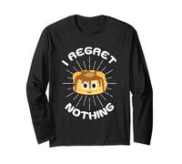 I Regret Nothing Cute Pancake Syrup Kawaii Pancakes Eating Long Sleeve T-Shirt