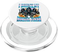 I Reject My Mortal Flesh Funny LGBT Trans Pride Bootleg PopSockets PopGrip for MagSafe
