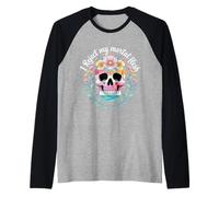 I Reject My Mortal Flesh LGBTQ+ Queer Expression - Raglan Baseball Tee