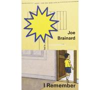 I REMEMBER by Joe Brainard Paperback Self Help Business