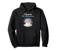 I Remember For My Grandma Alzheimer's Awareness Purple Pullover Hoodie