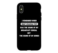 I remember when Snap Crackle and Pop funny old people saying Case for iPhone X/XS