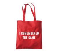 I Remembered The Game Tote Shopping Bag 10 Litres Capacity 42 x 38cm