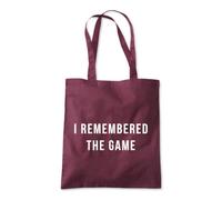 I Remembered The Game Tote Shopping Bag 10 Litres Capacity 42 x 38cm