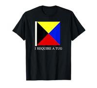 I Require A Tug Zulu Ship Signal Flag T-Shirt