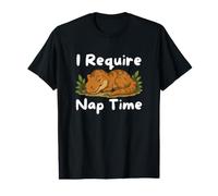 I Require Nap Time Cute Dinosaur Sleepy Dino Funny Value Graphic T-Shirt