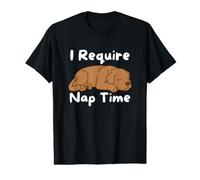 I Require Nap Time Cute Dog Sleepy Animal Funny Value Graphic T-Shirt