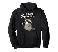 I Require Supervision Clumsy Chaotic Pullover Hoodie
