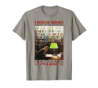 I Rescue Books Trapped in The Bookstore I'm A Hero T-Shirt