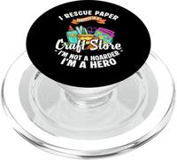 I Rescue Paper Craft Store Not A Hoarder Card Maker PopSockets PopGrip for MagSafe