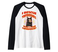 I Rescue Tortoiseshell Cat What's Your Superpower Cats Lover Raglan Baseball Tee