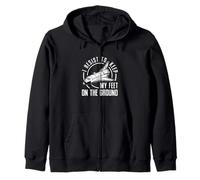 I Resist To Keep My Feet On The Ground An Aerospace Engineer Zip Hoodie
