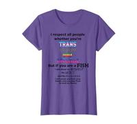 I Respect All People Whether You’re Trans Straight Gay LGBTQ T-Shirt