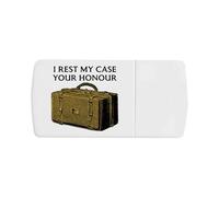 'I Rest My Case' Pill Box with Tablet Splitter (PI00034241)