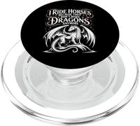 I Ride Horses Because They Don't Make Dragons Anymore PopSockets PopGrip for MagSafe