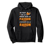 I ride the motorcycle because passion outweighs reason Pullover Hoodie