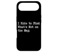 I Ride to Find What’s Not on the Map Sarcastic Cycling Quote Case for iPhone Air