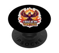 I Rise At My Own Pace Phoenix Rising Adversity Reconstruct PopSockets Adhesive PopGrip