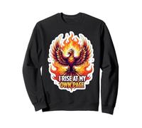 I Rise At My Own Pace Phoenix Rising Adversity Reconstruct Sweatshirt