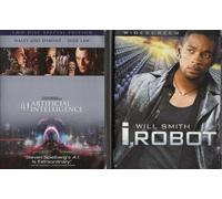 I Robot , A.I. Artificial Intelligence : Sci Fi Robot 2 Pack Collection