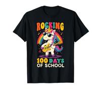 I Rocked 100 Days School Unicorn Magical Shirt T-Shirt