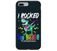 I Rocked 3rd Grade T-Rex Dinosaur Guitar Last Day Of School Case for iPhone 7 Plus/8 Plus