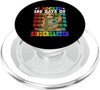 I Rocked Kindergarten Cute Sloth Guitar Last Day Of School PopSockets PopGrip for MagSafe