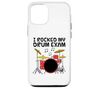I Rocked My Drum Exam, Drummer Music Student Percussionist Case for iPhone 12/12 Pro