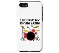 I Rocked My Drum Exam, Drummer Music Student Percussionist Case for iPhone SE (2020) / 7/8