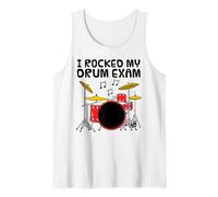 I Rocked My Drum Exam, Drummer Music Student Percussionist Tank Top