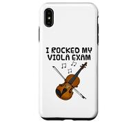 I Rocked My Viola Exam, Violist Music Student Funny Case for iPhone XS Max