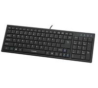 i-rocks Black USB Wired Slim Keyboard (KR-6421-BK)