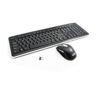 i-rocks RF-6577L-BK - Retro 2.4GHz Wireless Keyboard and Mouse Combo (Black)