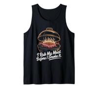 I Rub My Meat Before I Smoke It Grilling Tank Top