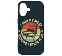 I Rub My Meat Before I Stick It In BBQ Chef Grilling Case for iPhone 17