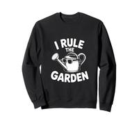 I Rule The Garden Funny Watering Can Gardening Sweatshirt