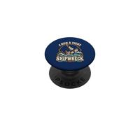 I Run a Tight Shipwreck Busy Moms Funny Saying Cute Moms PopSockets Adhesive PopGrip