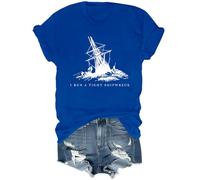 I Run A Tight Shipwreck Shirt, I Run A Tight Shipwreck T-Shirt Royal Blue
