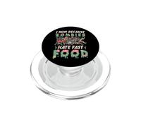 I Run Because Zombies Hate Fast Food Zombie Apocalypse PopSockets PopGrip for MagSafe