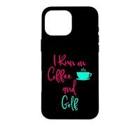 I Run on Coffee and Golf Cute Golfing Retirement Plan Case for iPhone 16 Pro Max