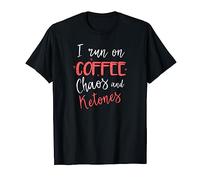 I Run On Coffee Chaos & Ketones Ketogenic Keto Diet T-Shirt