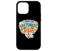 I Run On Ketones And Jesus Christ Christian Ketogenic Keto Case for iPhone 12 Pro Max