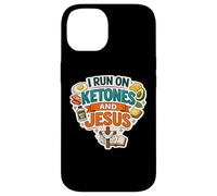 I Run On Ketones And Jesus Christ Christian Ketogenic Keto Case for iPhone 14