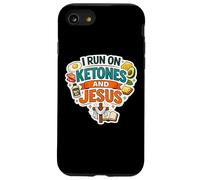 I Run On Ketones And Jesus Christ Christian Ketogenic Keto Case for iPhone SE (2020) / 7/8