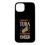 I Run On Tuba And Christmas Cheer Matching X-Mas Squad Case for iPhone 15 Plus